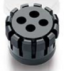 4 HOLES 1/2" Cord Grip 50 pack NPA21-H4-04B (...